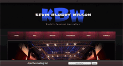 Desktop Screenshot of kevinbloodywilson.com